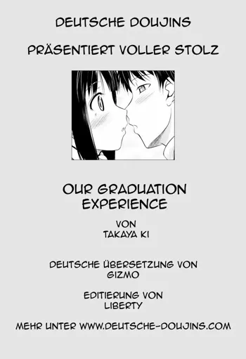 Sorezore no Sotsugyou Taiken | Our Graduation Experience, Deutsch
