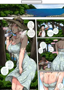 Boku no Harem Academia Bakugou Mama to no Natsuyasumi "Chuunen" | Summer Vacation With Bakugo's Mom Part Two (Boku no Hero Academia) [English] Part 1-2, English