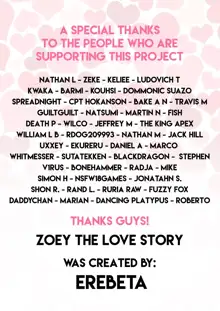 Zoey The Love Story PART 1 Completed!, English