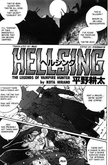 Hellsing. The Legends of a Vampire Hunter, English