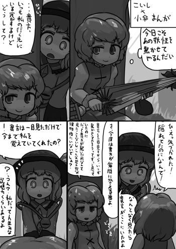 ちんここいし×ふつう小傘のリクエスト漫画, 日本語
